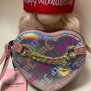Juicy couture heart shape wallet